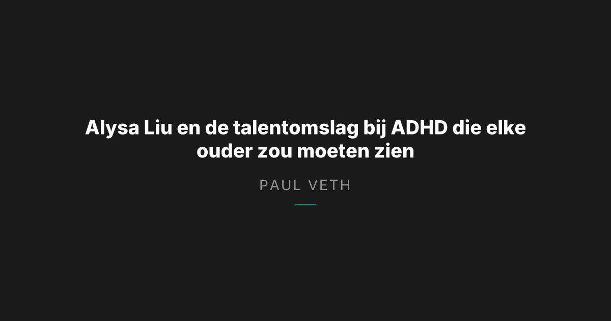 ADHD-rolmodellen in 2025: wat het verhaal van Alysa Liu ons vertelt