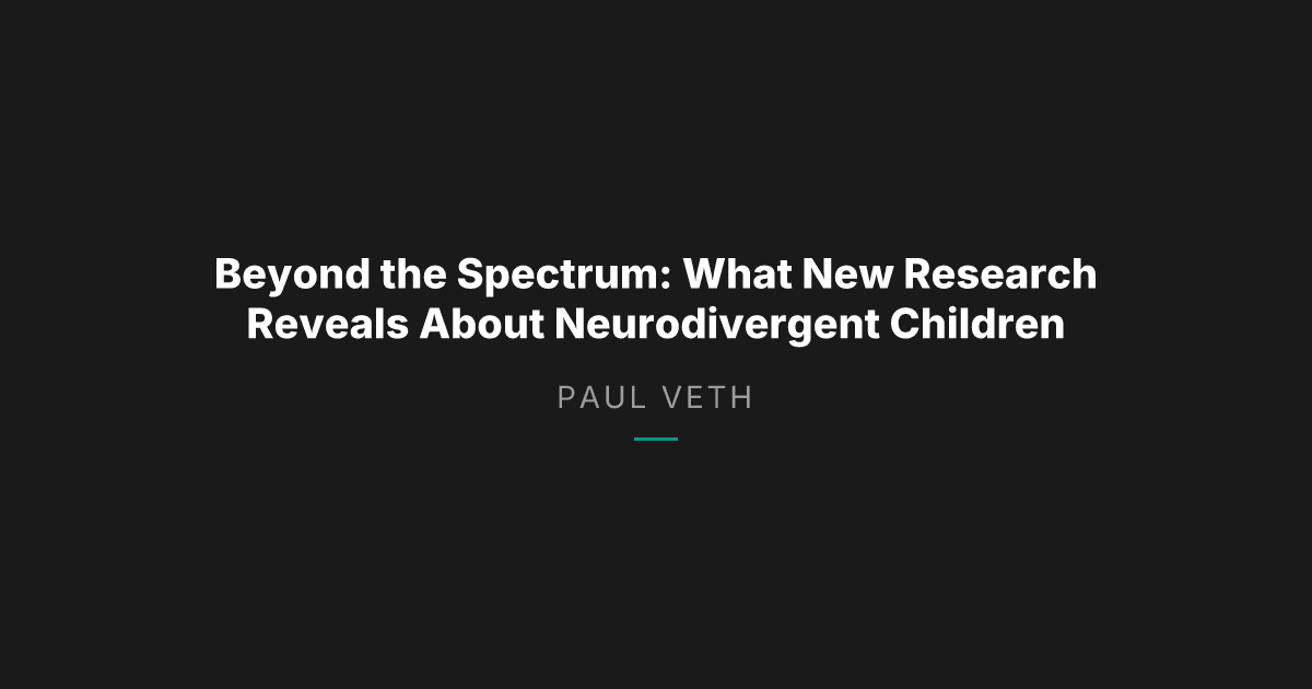 How Neurodiversity Actually Works: Beyond the Spectrum Label